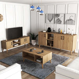 Set mobilă pentru sufragerie Set 1586-2076-1626, Stejar, 150x34x52 cm