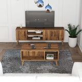 Set mobilă pentru sufragerie Set 1582-2072, Nuc, 150x34x52 cm
