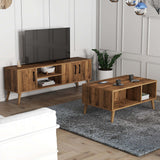 Set mobilă pentru sufragerie Set 1582-2072, Nuc, 150x34x52 cm
