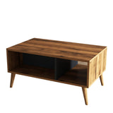 Set mobilă pentru sufragerie Set 1581-2070, Nuc - Antracit, 180x35x53 cm