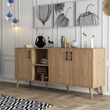 Consolă Exxen Console, Stejar, 180x80x45 cm - Stejar, SKU 389MZA2205