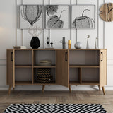 Consolă Exxen Console, Stejar, 180x80x45 cm - Stejar, SKU 389MZA2205