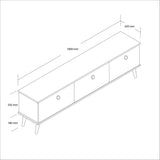 Comodă TV Lexus 1372, Stejar, 180x35x53 cm