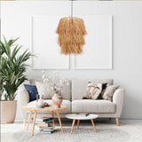 Lustră Tassel, Natur, Ø30x115 cm