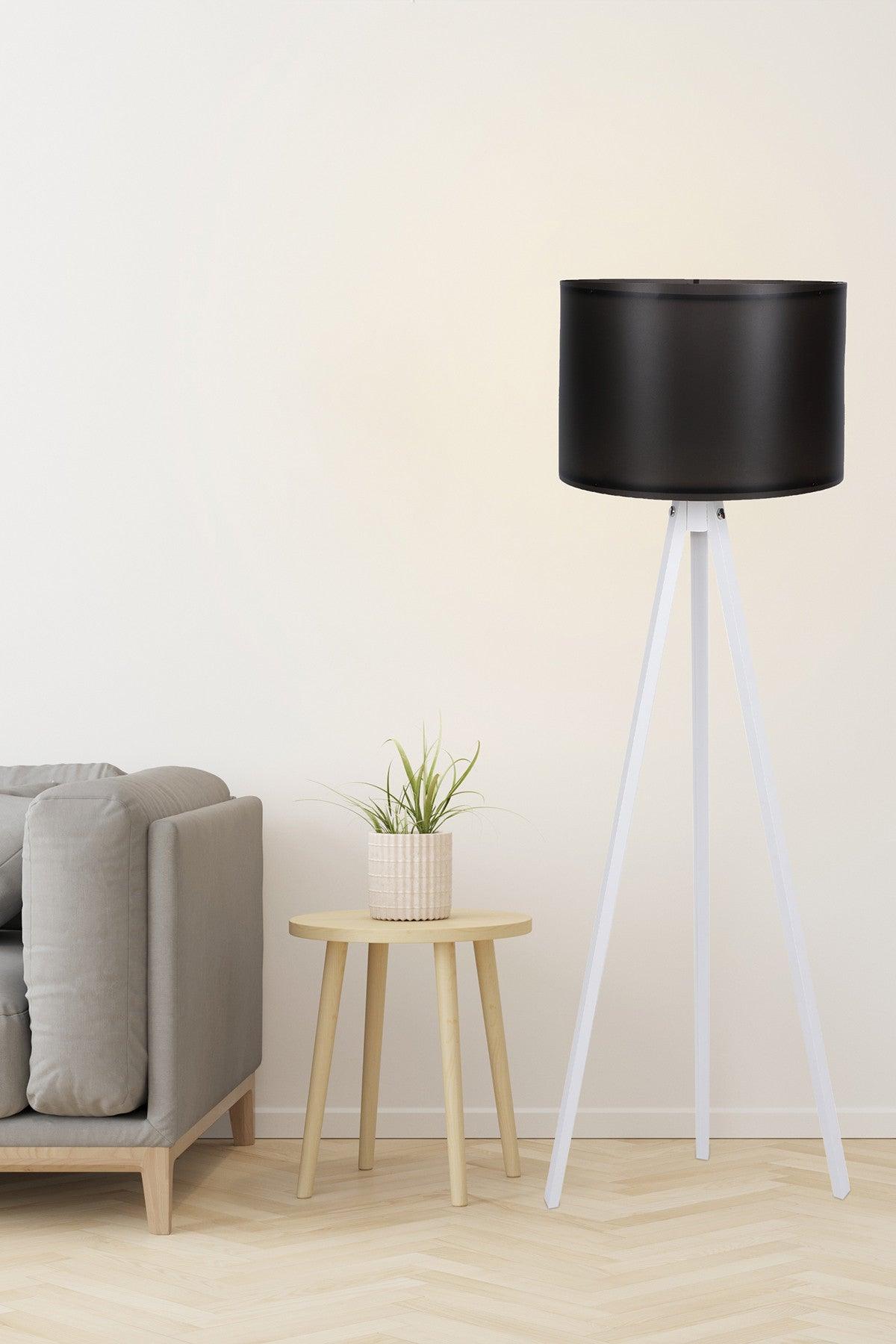 Lampadar Classic 105 - Alb negru, SKU 390FLH1105