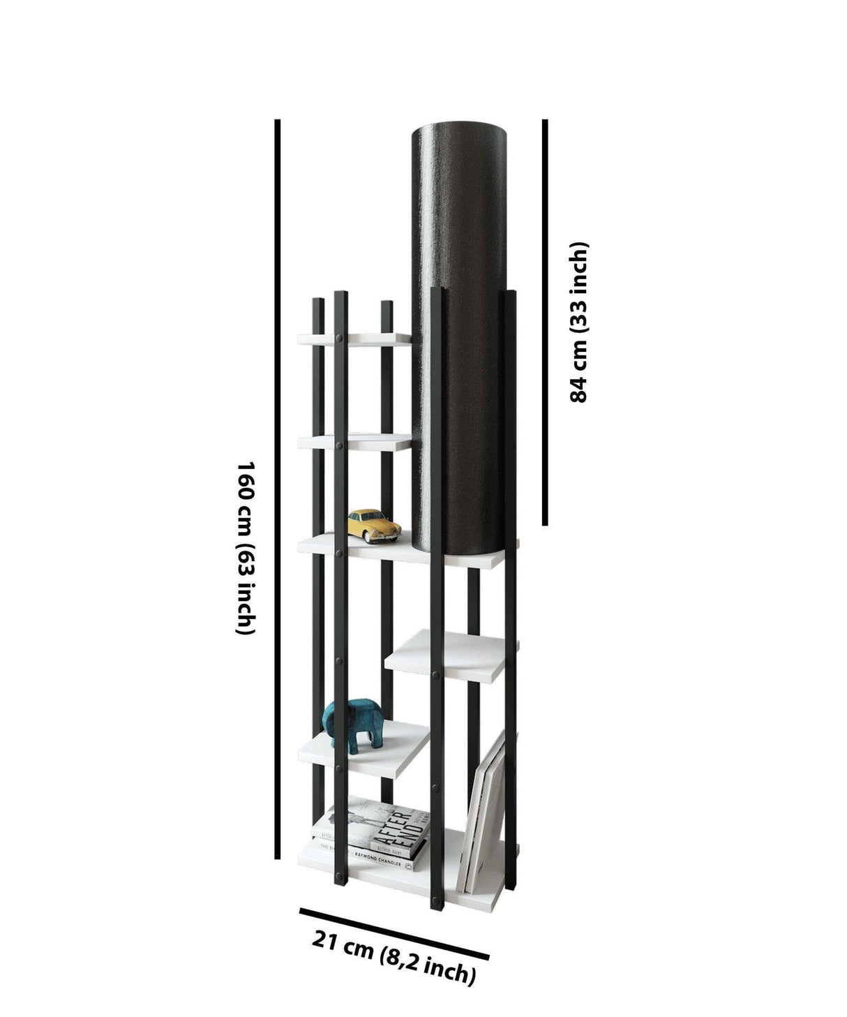 Lampadar Vogue - Alb negru, SKU 390FLH1158