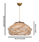 Lustră Ovale, Diverse culori, 36x36 cm - Camel | SKU: 390FLH1597 | Lustră Ovale, 36x36 cm, varianta Camel, produs pentru amenajarea locuinței, disponibil online în România la CasaMob