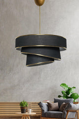 Lustră Couper, Diverse culori, 40x40 cm - Negru - Auriu | SKU: 390FLH1686 | Lustră Couper, 40x40 cm, varianta Negru - Auriu, produs pentru amenajarea locuinței, disponibil online în România la CasaMob