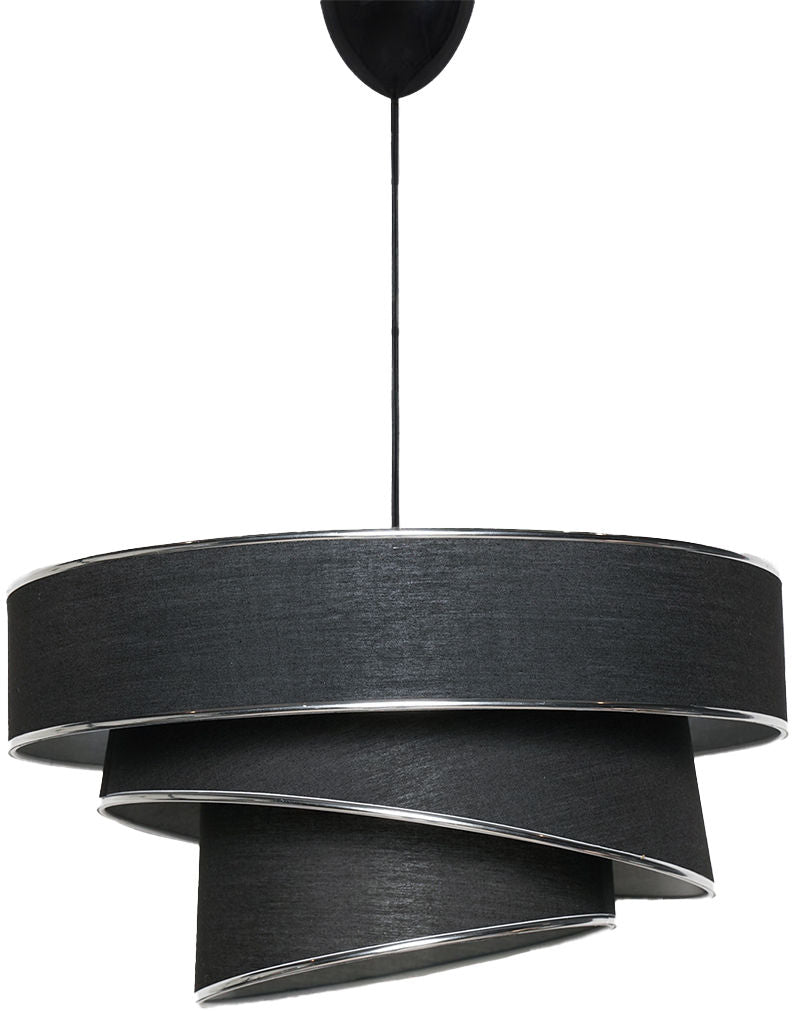 Lustră Couper, Diverse culori, 40x40 cm - Negru - Argintiu | SKU: 390FLH1690 | Lustră Couper, 40x40 cm, varianta Negru - Argintiu, produs pentru amenajarea locuinței, disponibil online în România la CasaMob