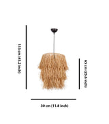 Lustră Tassel, Natur, Ø30x115 cm
