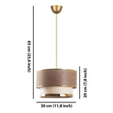 Lustră Cake, Diverse culori, Ø30x20 cm - Bej - Auriu | SKU: 390FLH1817 | Lustră Cake, Ø30x20 cm, varianta Bej - Auriu, produs pentru amenajarea locuinței, disponibil online în România la CasaMob