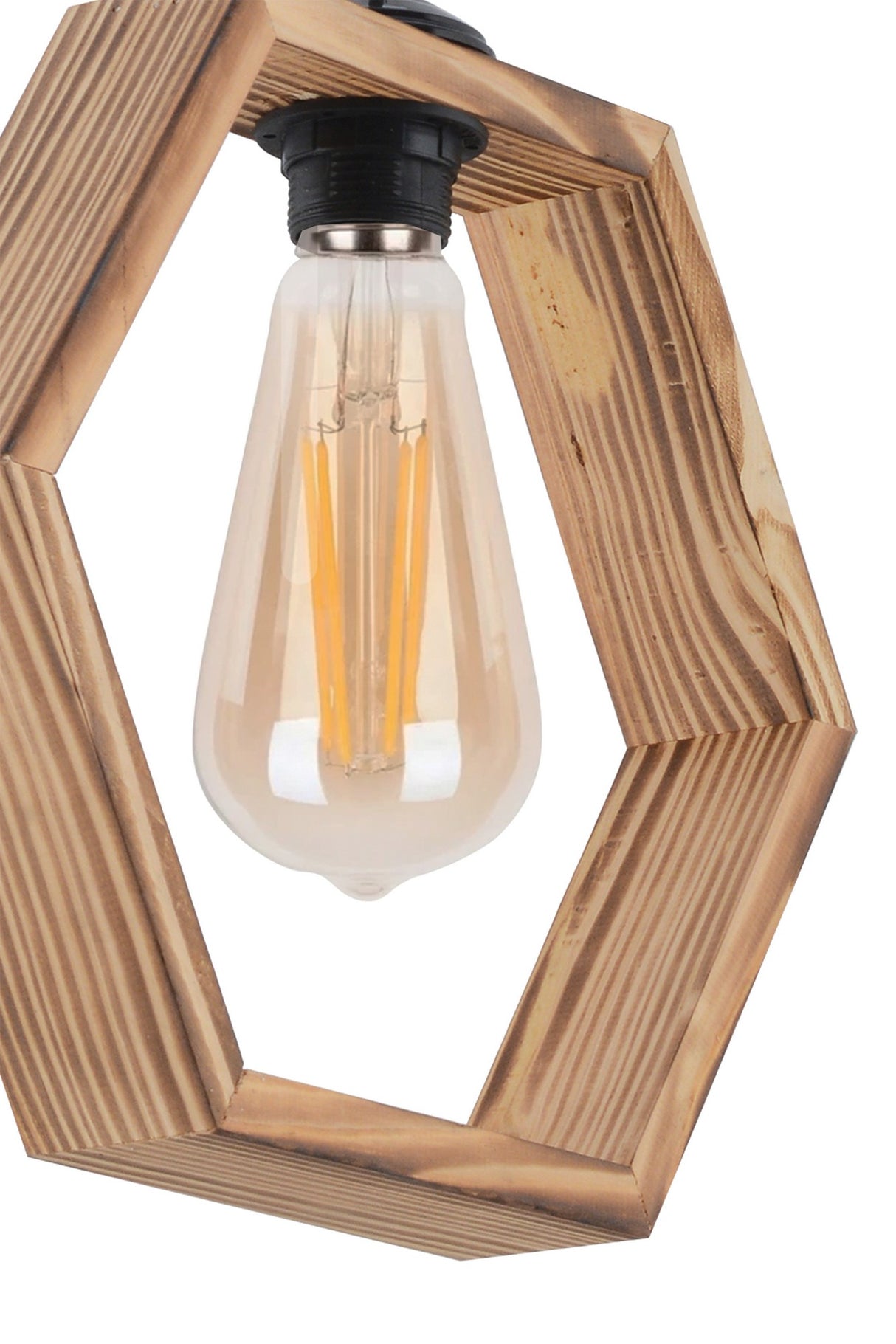 Lustră Hexagon Natural, Natur