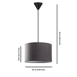 Lustră Pie, Diverse culori - Antracit | SKU: 390FLH2162 | Lustră Pie, varianta Antracit, produs pentru amenajarea locuinței, disponibil online în România la CasaMob