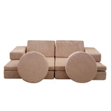 Canapea extensibilă 2 locuri Puzzle, Diverse culori, 140x70x46 cm - Roz | SKU: 391EVL1111 | Canapea extensibilă 2 locuri Puzzle, 140x70x46 cm, varianta Roz, produs pentru amenajarea locuinței, disponibil online în România la CasaMob