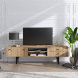 Comodă TV Alessa, Stejar, 180x35x47 cm