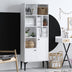 Bibliotecă Regulus, Alb, 60x30x175 cm, SKU 393MRD1234, imagine 1