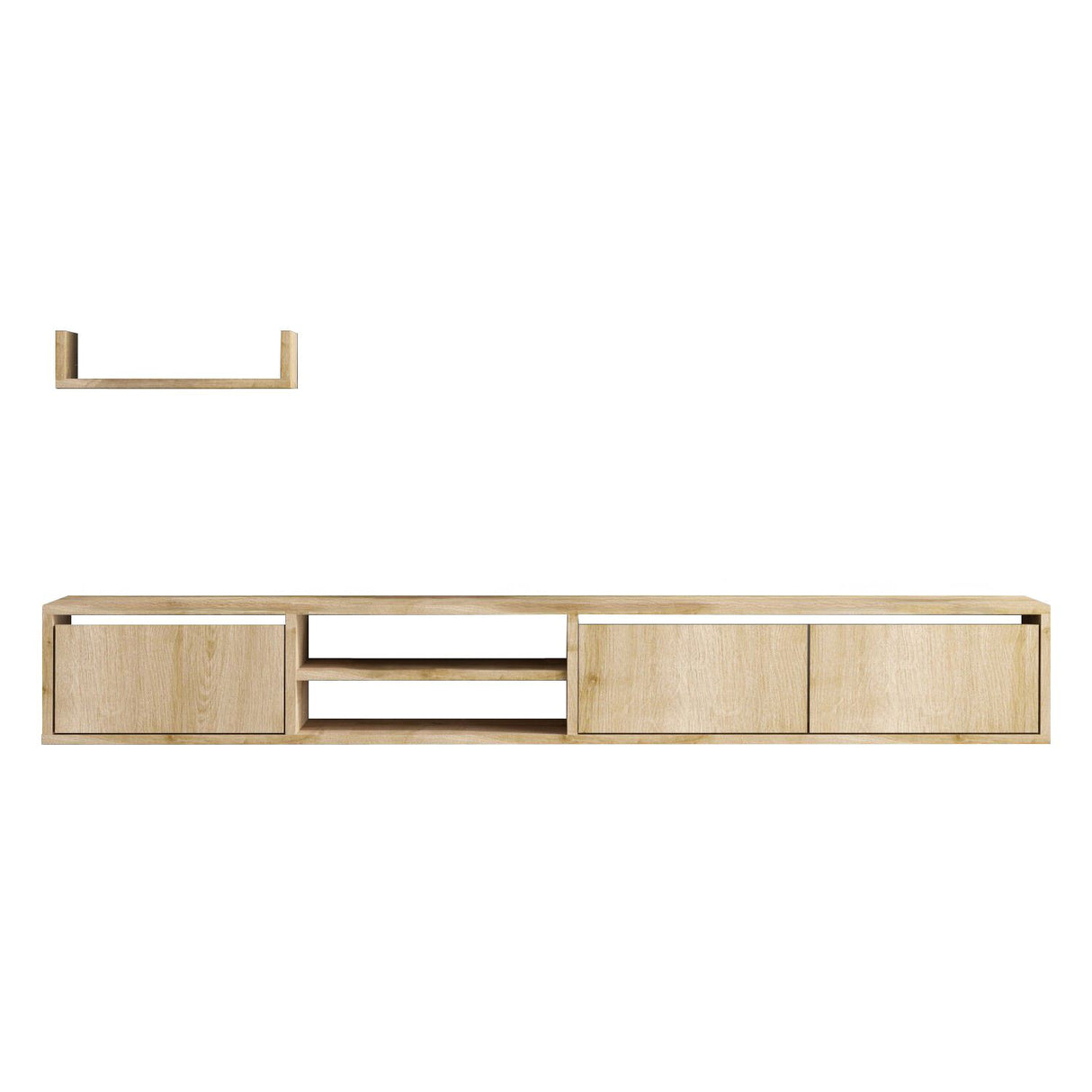 Comodă TV Heka, Stejar safir, 40x15x12 cm
