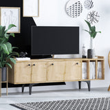 Comodă TV Antares, Stejar safir, 150x35x57 cm