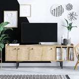 Comodă TV Antares, Stejar safir, 150x35x57 cm