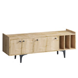 Comodă TV Antares, Stejar safir, 150x35x57 cm