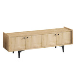 Comodă TV Chow, Stejar safir, 150x40x57 cm