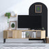 Comodă TV Vesta - Dec0071, Stejar safir - Negru, 150x35x47 cm, SKU 393MRD1266, imagine 3