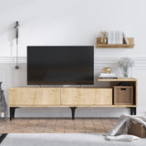 Comodă TV Lia, Stejar, 180x35x65 cm