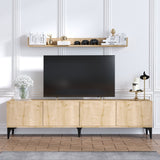 Comodă TV Primo, Stejar safir, 180x35x50 cm