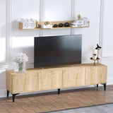 Comodă TV Primo, Stejar safir, 180x35x50 cm