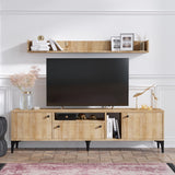 Comodă TV Grega, Stejar, 180x35x52 cm