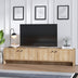Comodă TV Jimmy, Stejar, 180x35x40 cm, SKU 393MRD1213, imagine 2