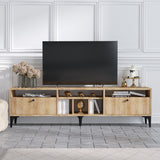 Comodă TV Robb, Stejar, 180x35x52 cm
