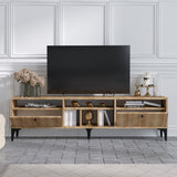 Comodă TV Robb, Stejar, 180x35x52 cm