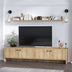 Comodă TV Tessa, Stejar, 180x35x40 cm, SKU 393MRD1224, imagine 2