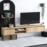 Comodă TV Heka, Stejar safir, 40x15x12 cm