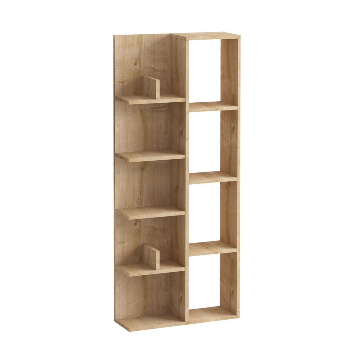 Bibliotecă Lily, Stejar, 60x18x150 cm