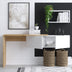 Birou Tiff, Alb - Stejar, 145x45x74 cm, SKU 393MRD1297, imagine 2