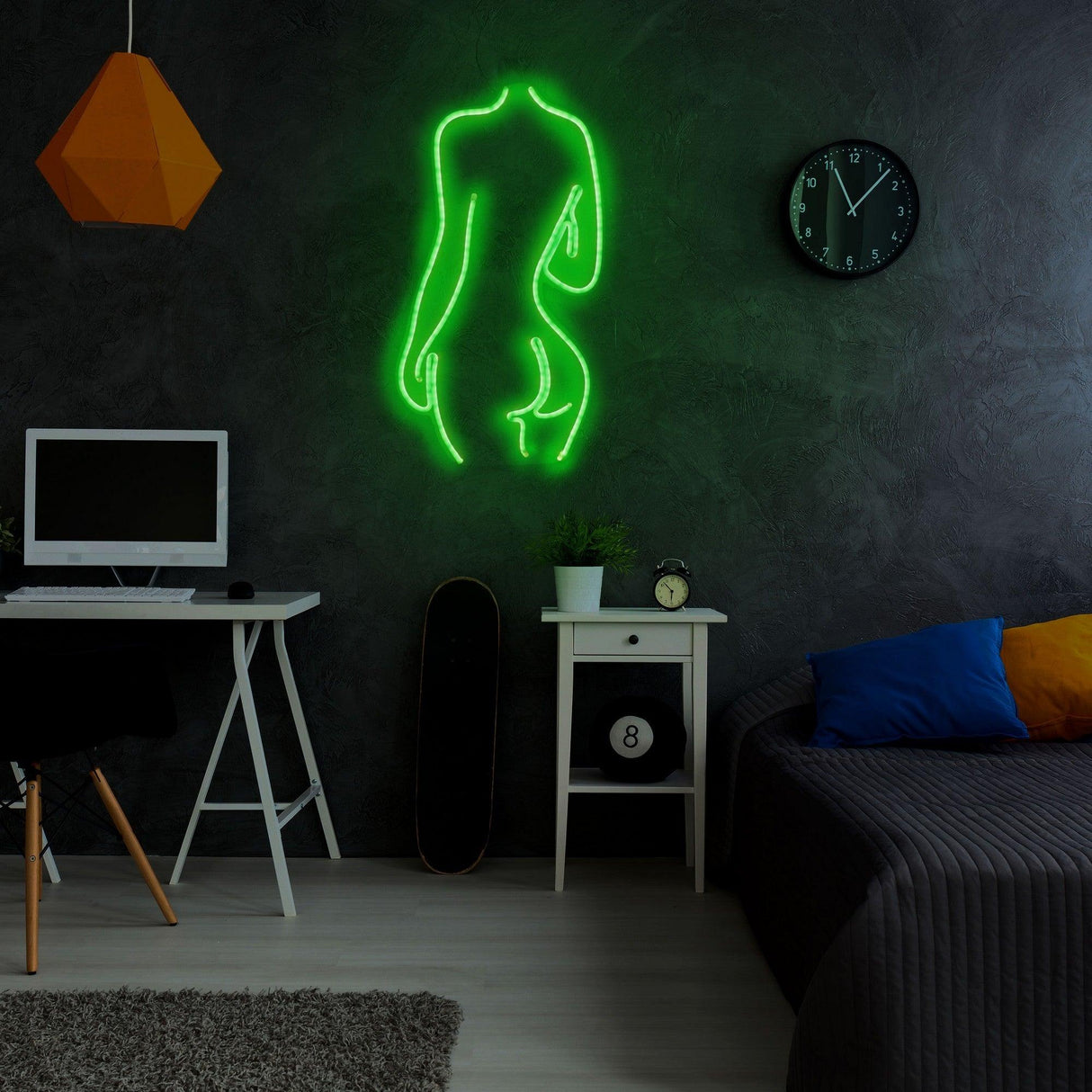 Lampă neon Sexy Woman, Diverse culori, 22x42x2 cm - Verde | SKU: 395NGR1619 | Lampă neon Sexy Woman, 22x42x2 cm, varianta Verde, produs pentru amenajarea locuinței, disponibil online în România la CasaMob