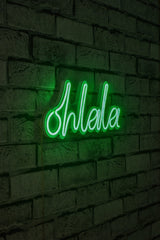 Lampă neon Oh La La, Diverse culori, 36x15x2 cm - Verde | SKU: 395NGR1689 | Lampă neon Oh La La, 36x15x2 cm, varianta Verde, produs pentru amenajarea locuinței, disponibil online în România la CasaMob