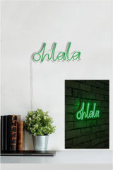 Lampă neon Oh La La, Diverse culori, 36x15x2 cm - Verde | SKU: 395NGR1689 | Lampă neon Oh La La, 36x15x2 cm, varianta Verde, produs pentru amenajarea locuinței, disponibil online în România la CasaMob