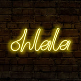 Lampă neon Oh La La, Diverse culori, 36x15x2 cm - Galben | SKU: 395NGR1690 | Lampă neon Oh La La, 36x15x2 cm, varianta Galben, produs pentru amenajarea locuinței, disponibil online în România la CasaMob