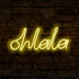 Galben | SKU: 395NGR1690 | Lampă neon Oh La La, 36x15x2 cm, varianta Galben, produs pentru amenajarea locuinței, disponibil online în România la CasaMob