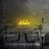 Lampă neon Oh La La, Diverse culori, 36x15x2 cm - Galben | SKU: 395NGR1690 | Lampă neon Oh La La, 36x15x2 cm, varianta Galben, produs pentru amenajarea locuinței, disponibil online în România la CasaMob