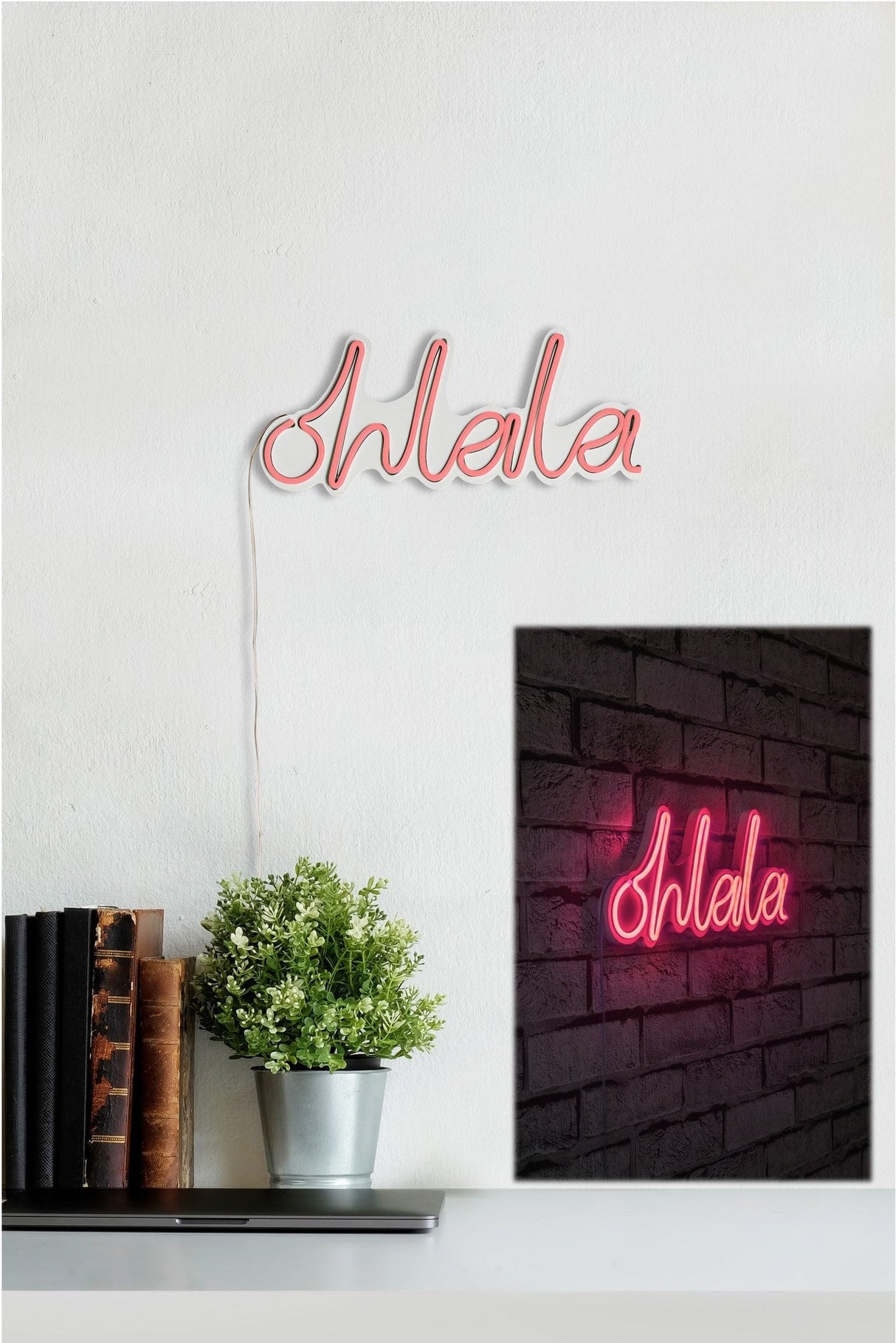 Lampă neon Oh La La, Diverse culori, 36x15x2 cm - Roz | SKU: 395NGR1691 | Lampă neon Oh La La, 36x15x2 cm, varianta Roz, produs pentru amenajarea locuinței, disponibil online în România la CasaMob