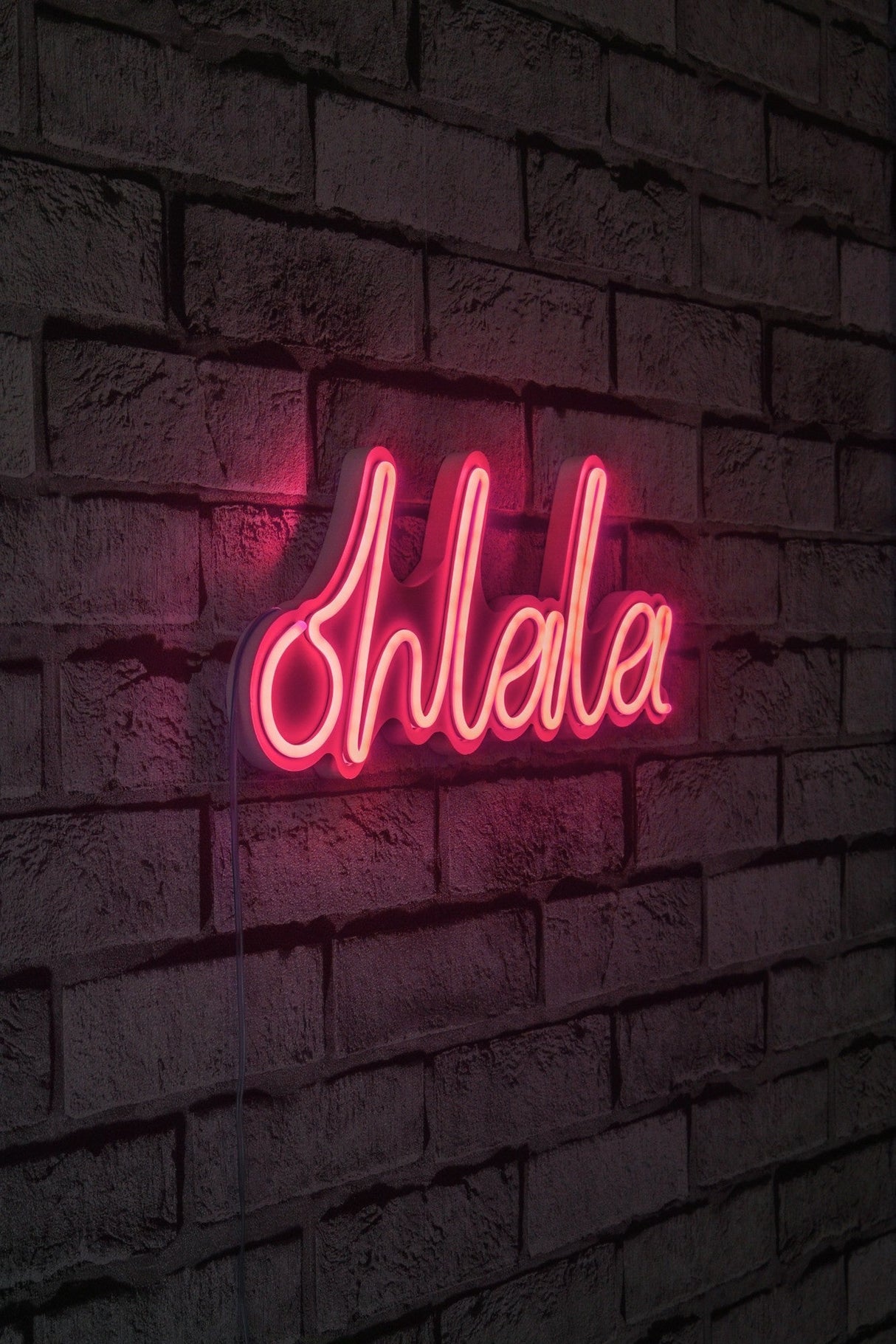 Lampă neon Oh La La, Diverse culori, 36x15x2 cm - Roz | SKU: 395NGR1691 | Lampă neon Oh La La, 36x15x2 cm, varianta Roz, produs pentru amenajarea locuinței, disponibil online în România la CasaMob