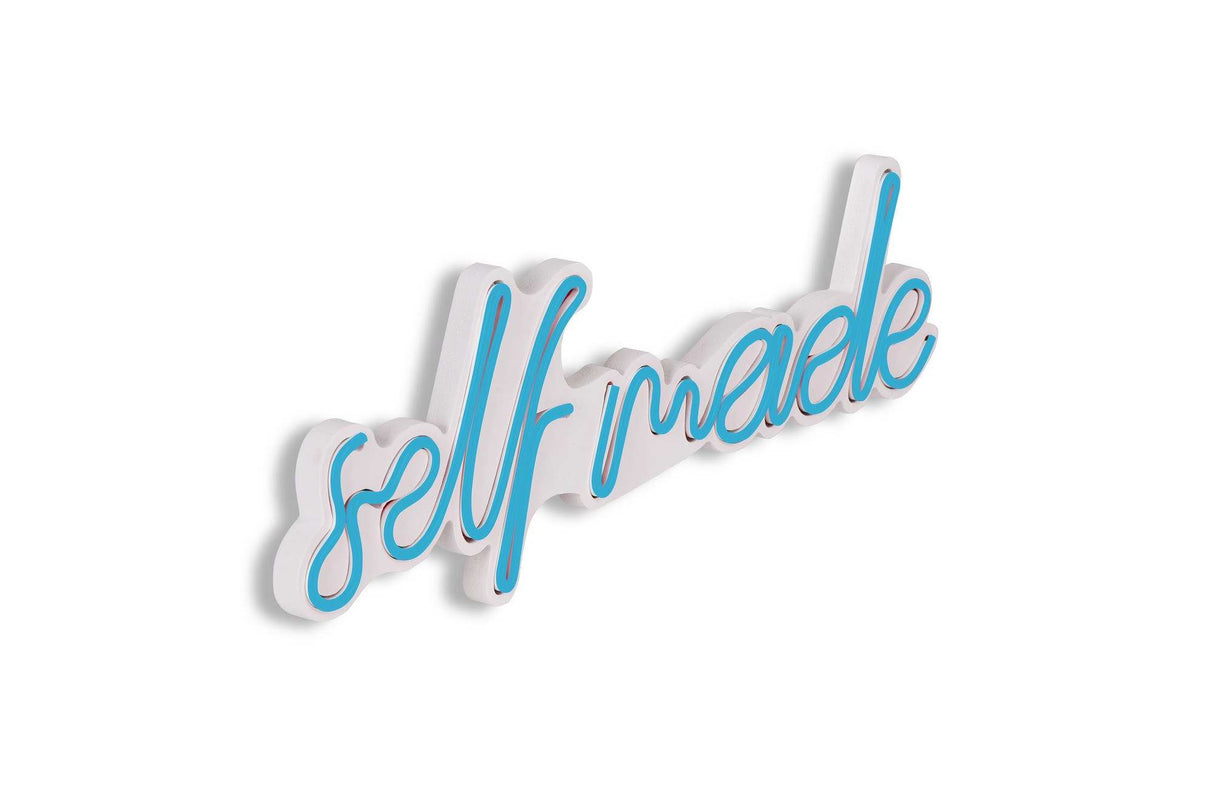 Lampă neon Self Made, Diverse culori, 48x16x2 cm - Albastru | SKU: 395NGR1714 | Lampă neon Self Made, 48x16x2 cm, varianta Albastru, produs pentru amenajarea locuinței, disponibil online în România la CasaMob