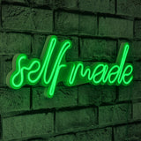 Lampă neon Self Made, Diverse culori, 48x16x2 cm - Verde | SKU: 395NGR1715 | Lampă neon Self Made, 48x16x2 cm, varianta Verde, produs pentru amenajarea locuinței, disponibil online în România la CasaMob