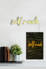 Lampă neon Self Made, Diverse culori, 48x16x2 cm - Galben | SKU: 395NGR1716 | Lampă neon Self Made, 48x16x2 cm, varianta Galben, produs pentru amenajarea locuinței, disponibil online în România la CasaMob