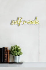 Lampă neon Self Made, Diverse culori, 48x16x2 cm - Galben | SKU: 395NGR1716 | Lampă neon Self Made, 48x16x2 cm, varianta Galben, produs pentru amenajarea locuinței, disponibil online în România la CasaMob