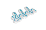 Lampă neon Shhh, Diverse culori, 34x17x2 cm - Albastru | SKU: 395NGR1724 | Lampă neon Shhh, 34x17x2 cm, varianta Albastru, produs pentru amenajarea locuinței, disponibil online în România la CasaMob